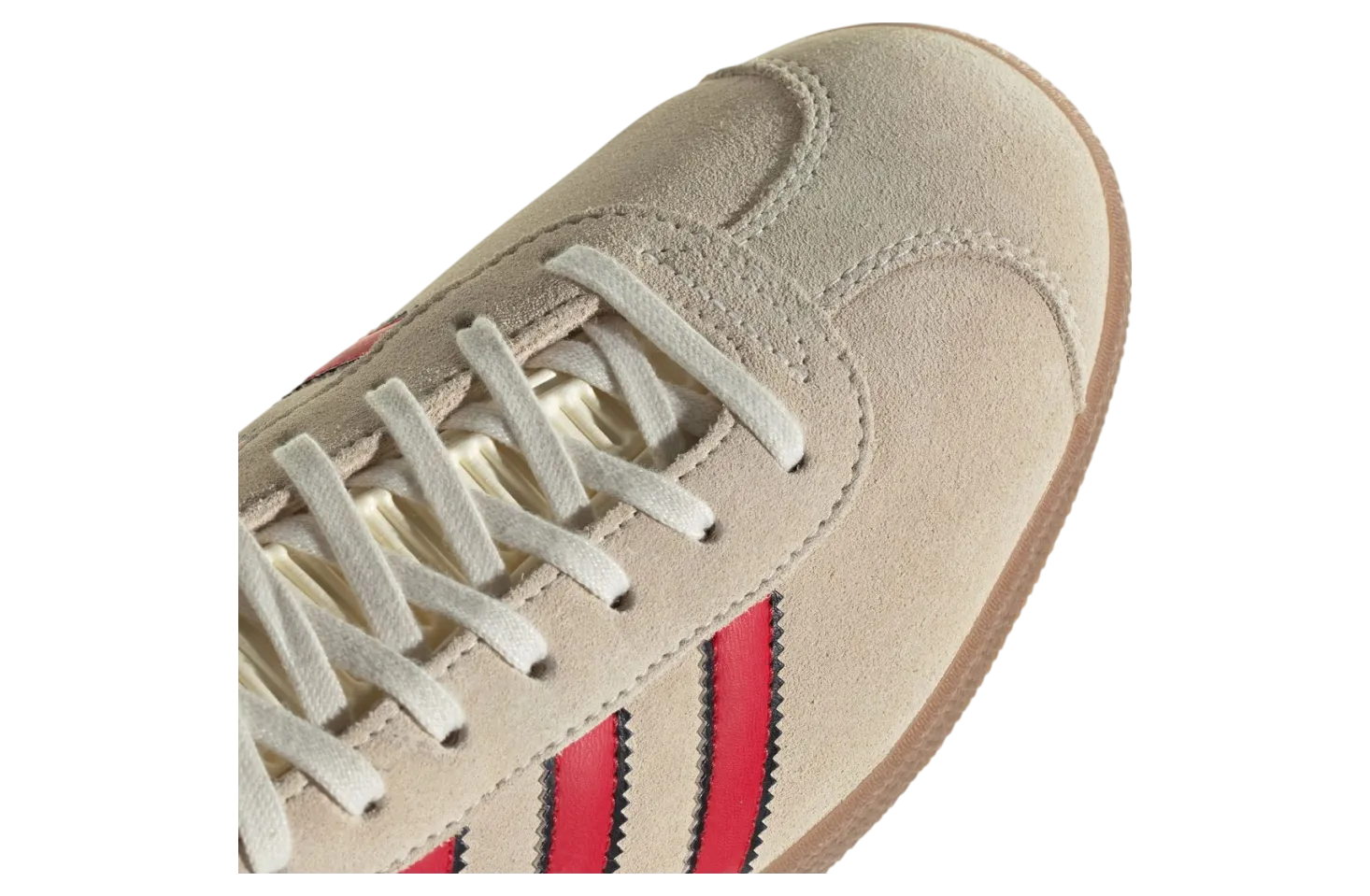 adidas gazelle terrace manchester united core white red 6