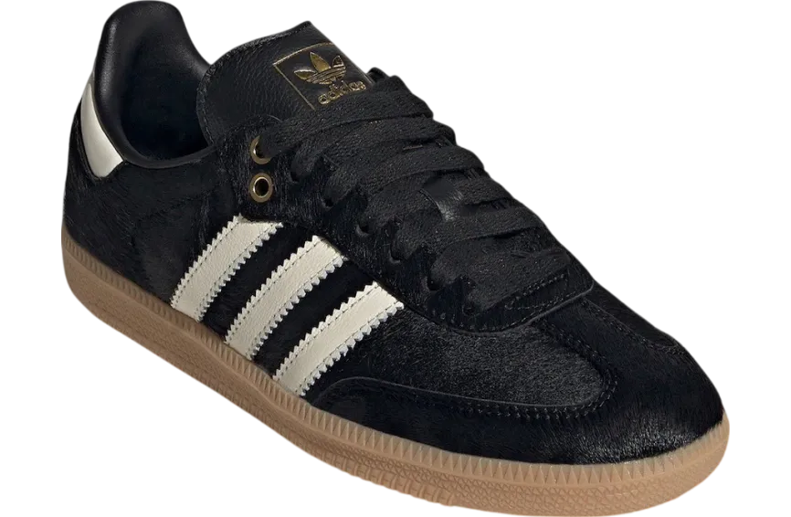 adidas samba black pony hair 0