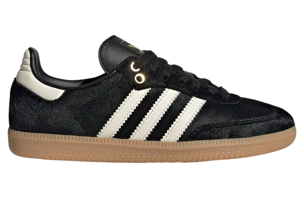 adidas samba black pony hair