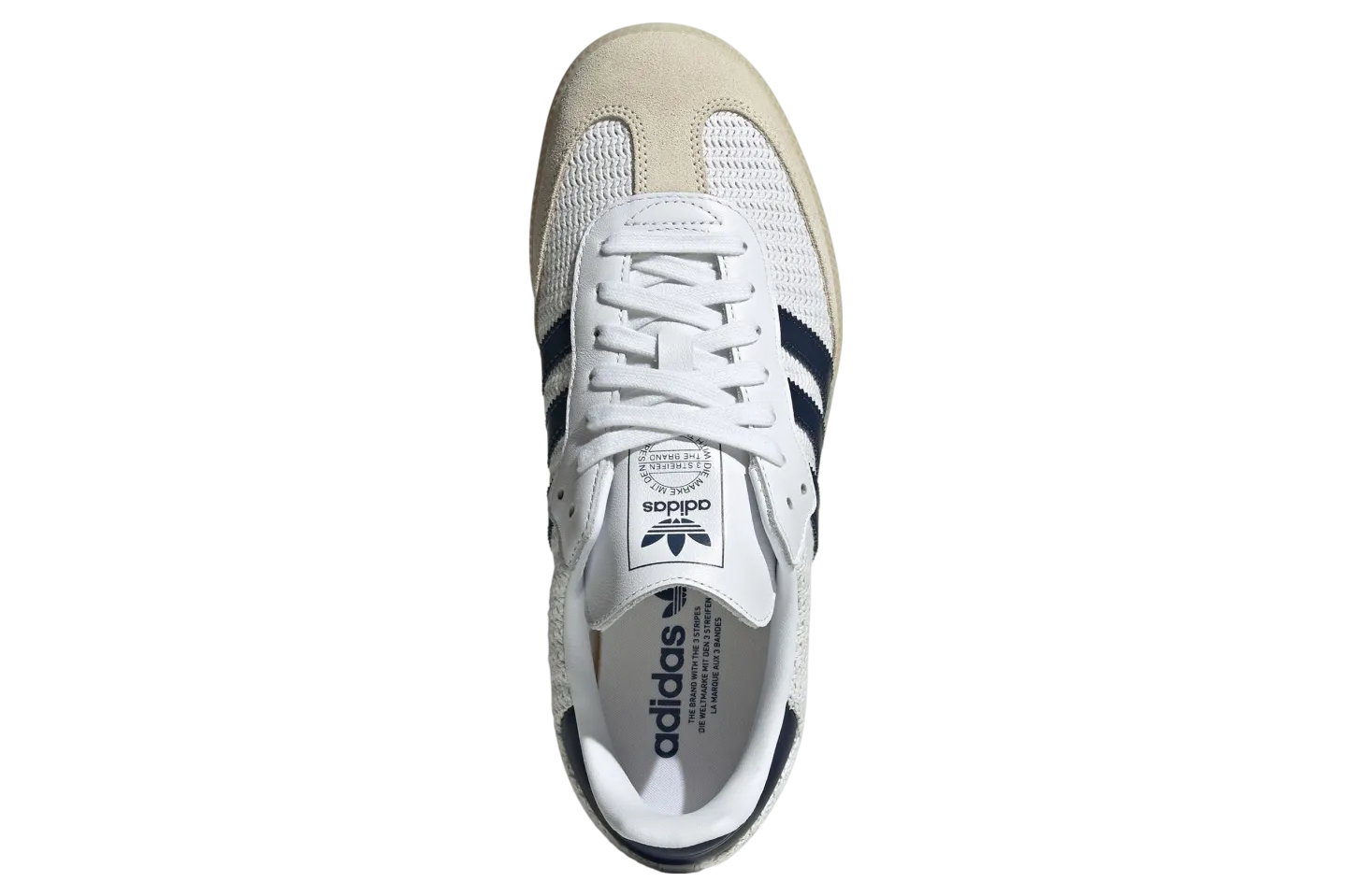 adidas samba knit footwear white night indigo 3