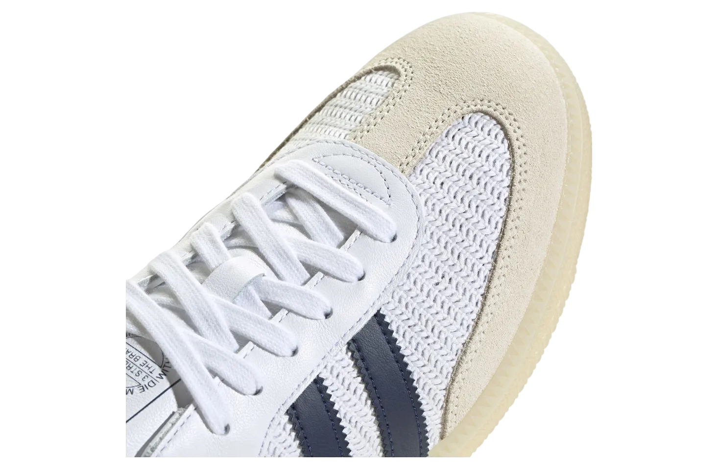 adidas samba knit footwear white night indigo 5