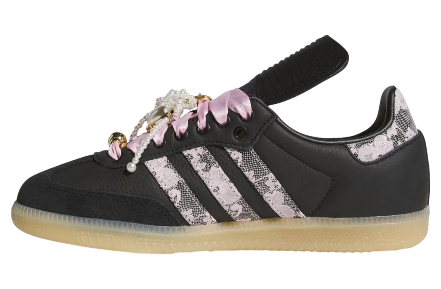 adidas samba lt lace pearls core black clear pink 0