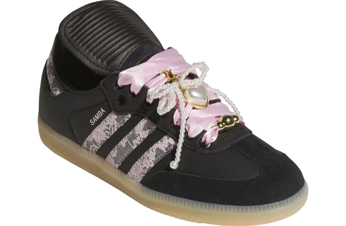adidas samba lt lace pearls core black clear pink 1