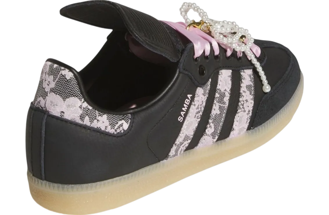 adidas samba lt lace pearls core black clear pink 2