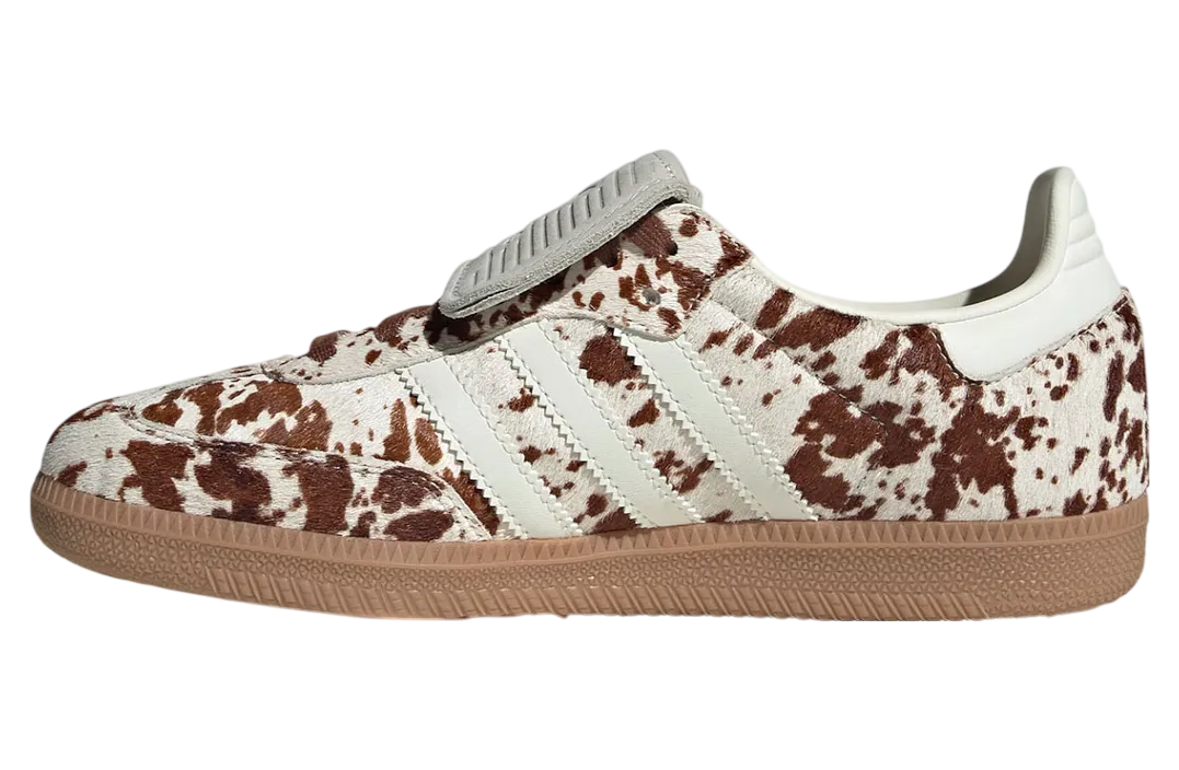 adidas samba lt wmns cow print brown white 2