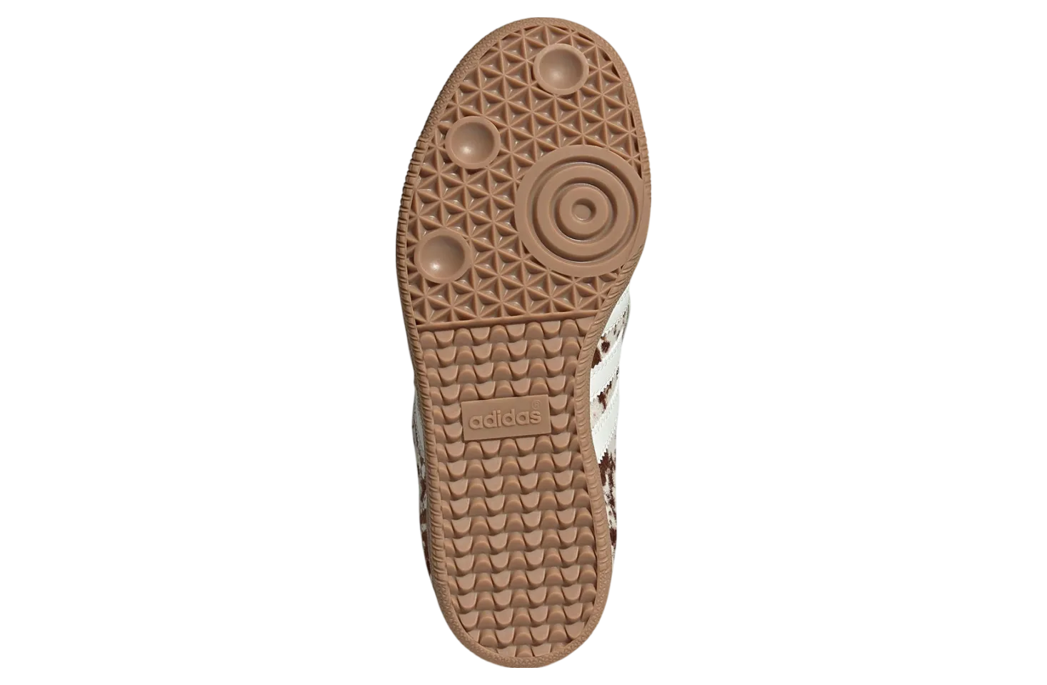 adidas samba lt wmns cow print brown white 4