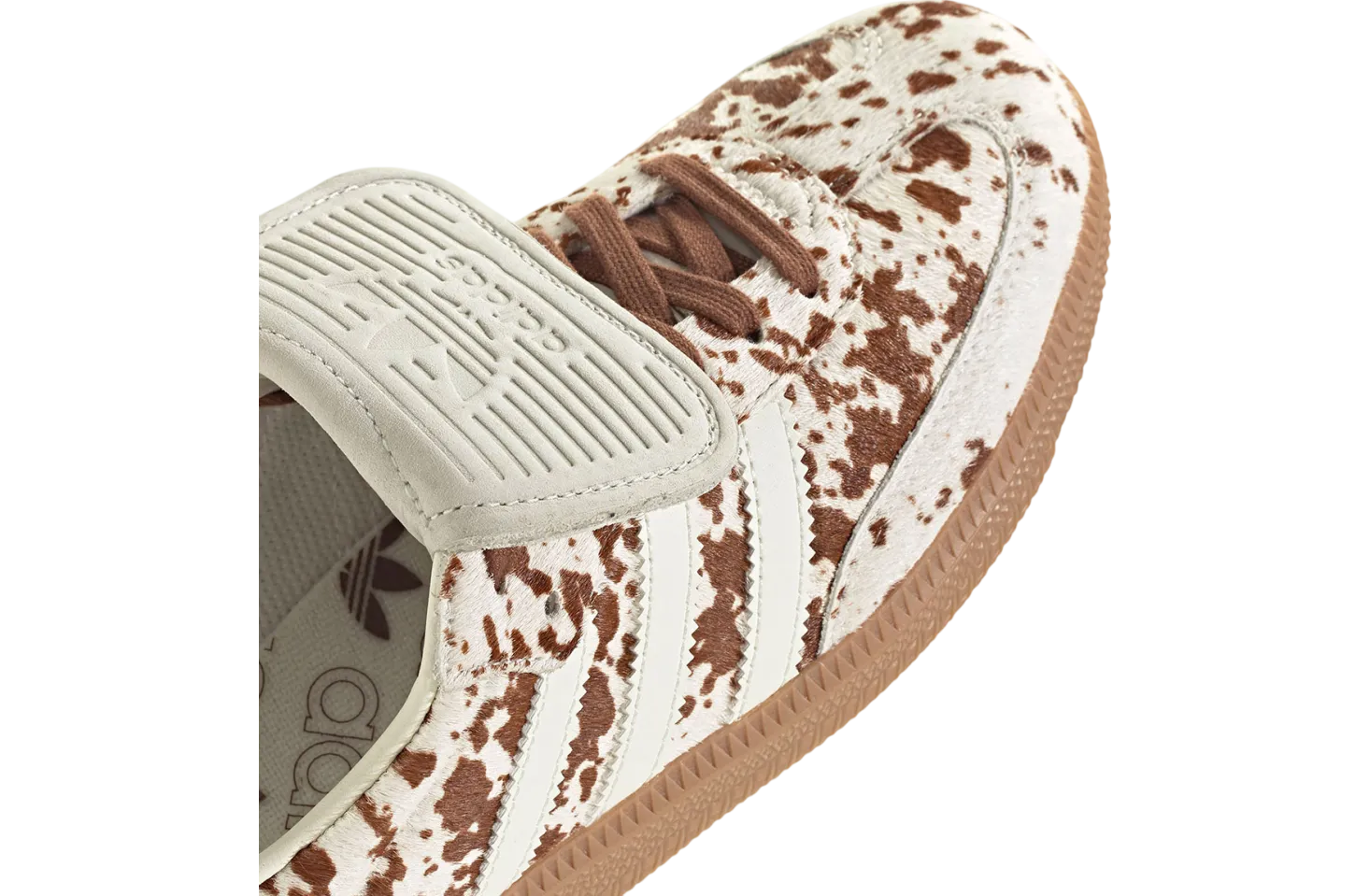 adidas samba lt wmns cow print brown white 5