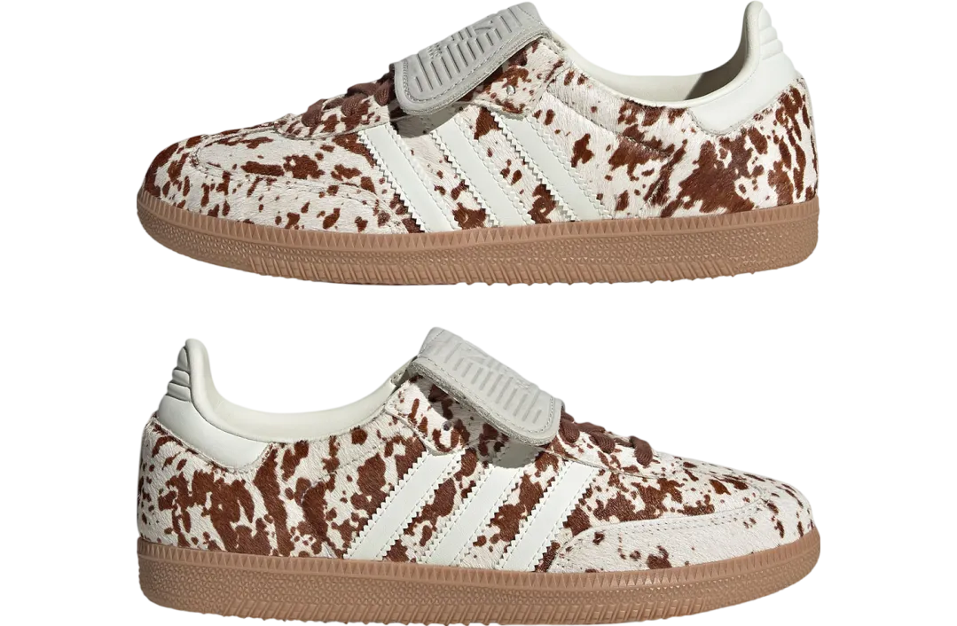 adidas samba lt wmns cow print brown white 7