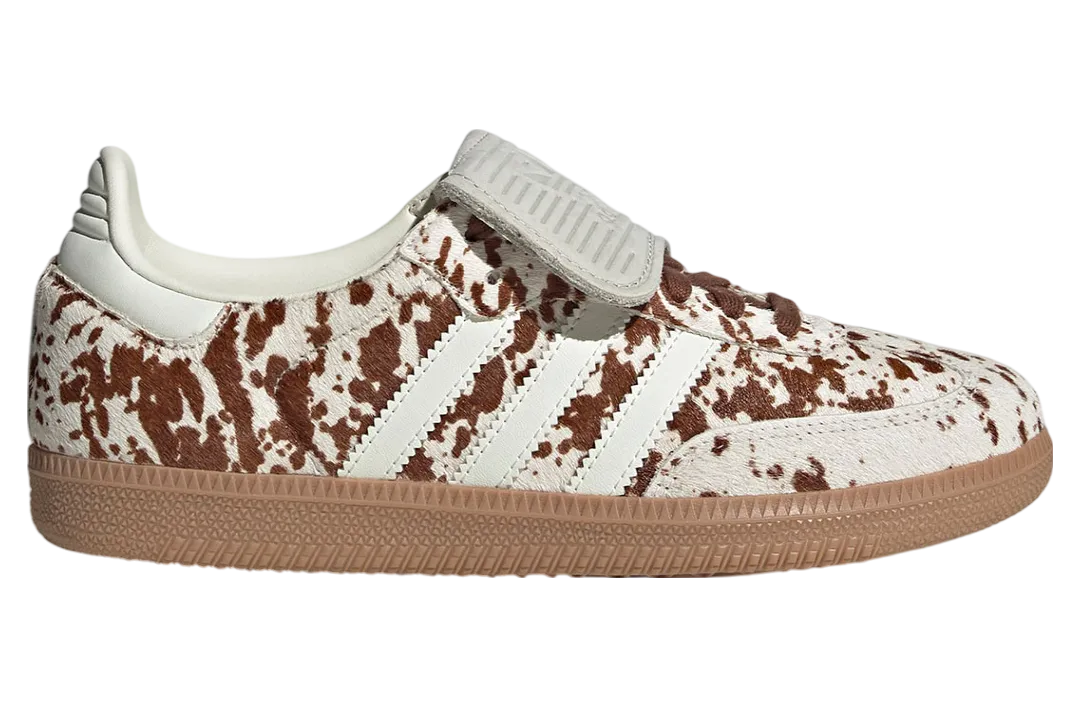 adidas samba lt wmns cow print brown white