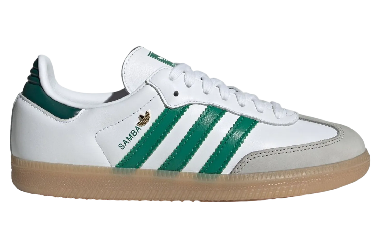 adidas samba white bright green 0