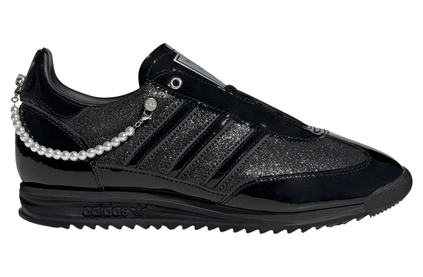 adidas sl 72 black patent pearls