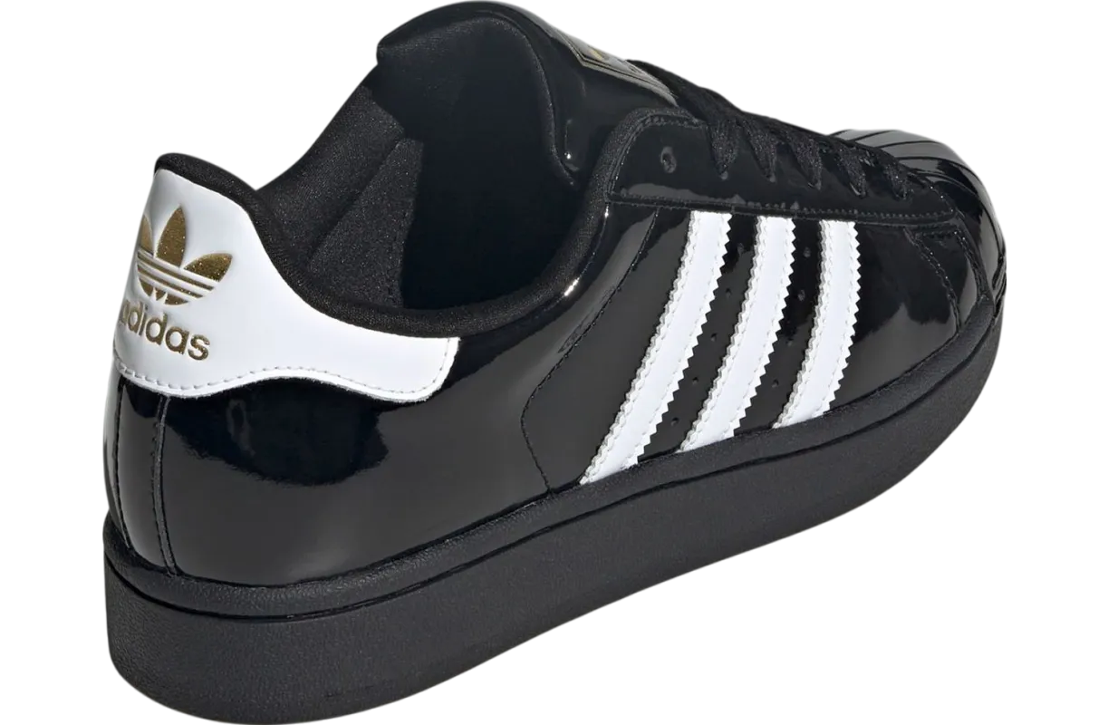 adidas superstar black patent leather 1