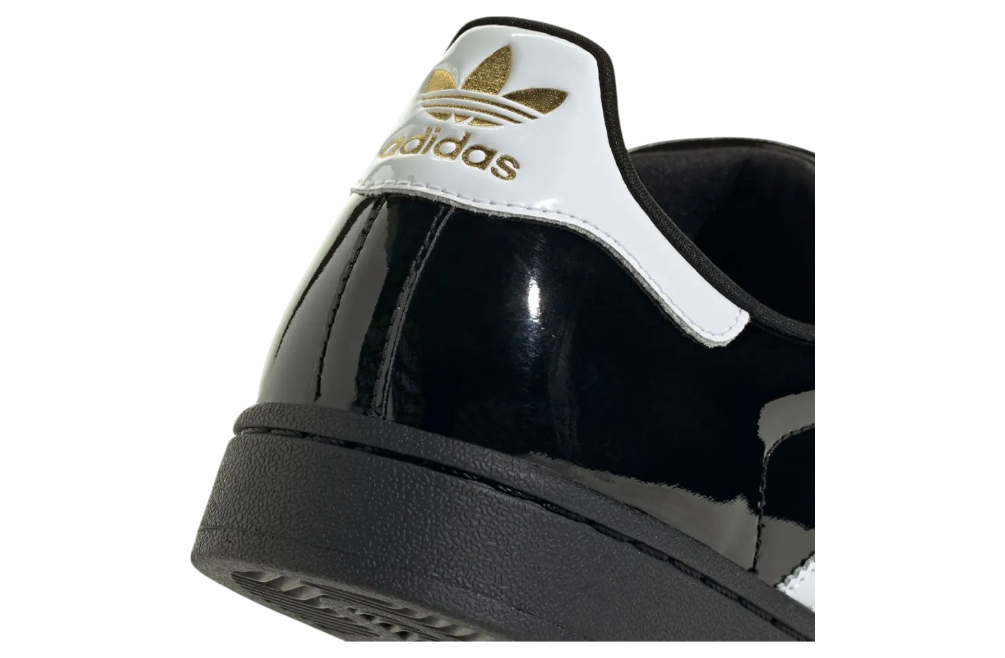 adidas superstar black patent leather 6
