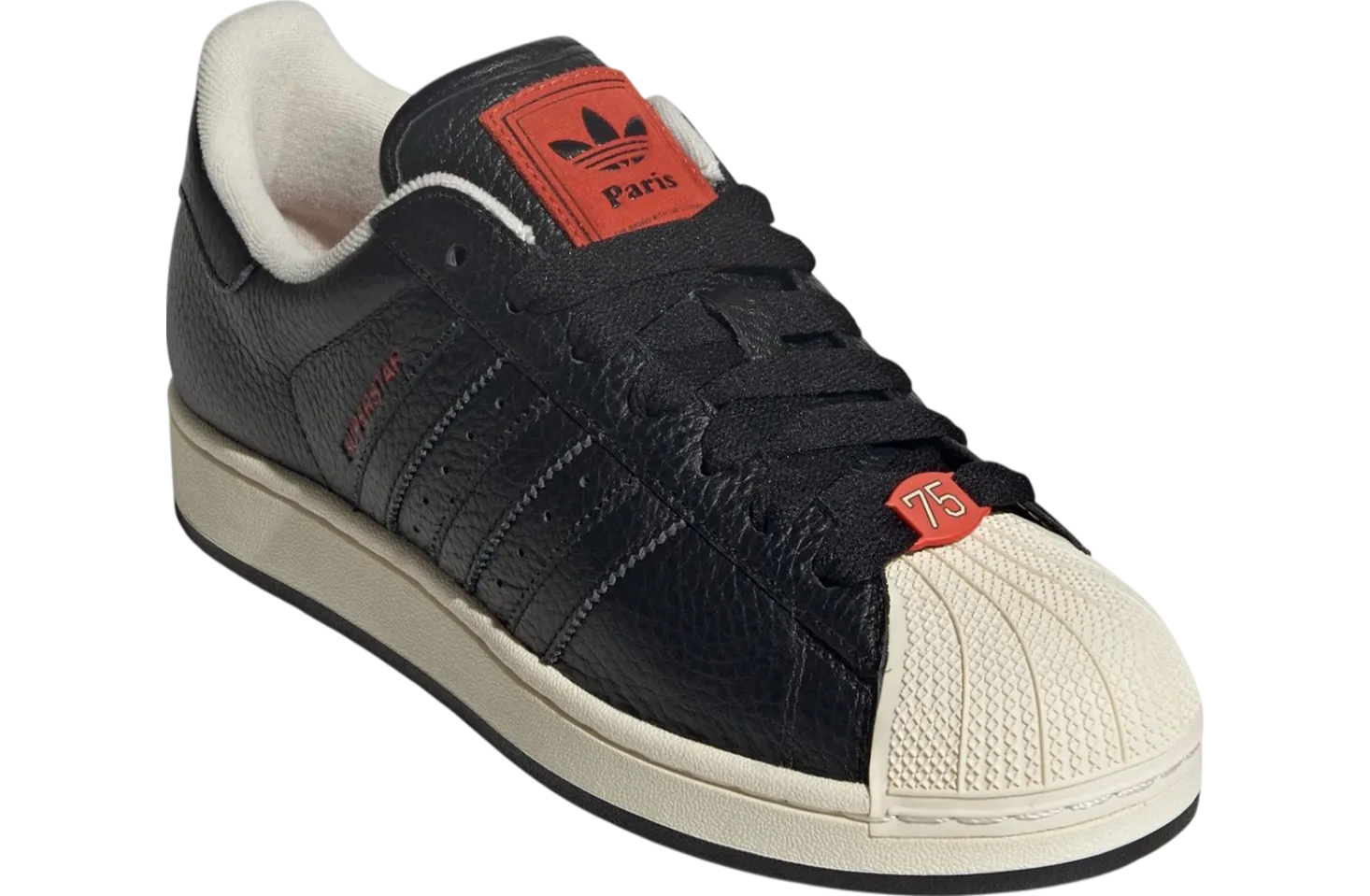 adidas superstar paris core black crew white 3
