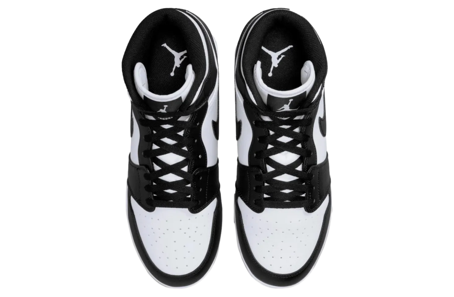 air jordan 1 cleats black white black 6