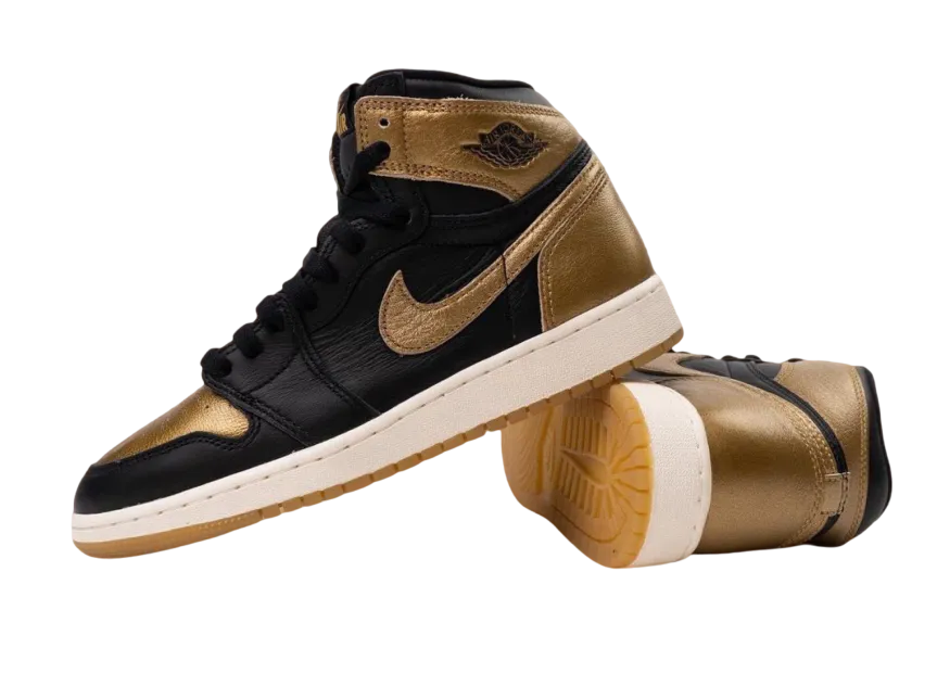 air jordan 1 high og metallic gold 2