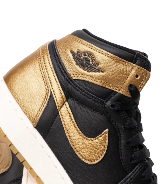 air jordan 1 high og metallic gold 6