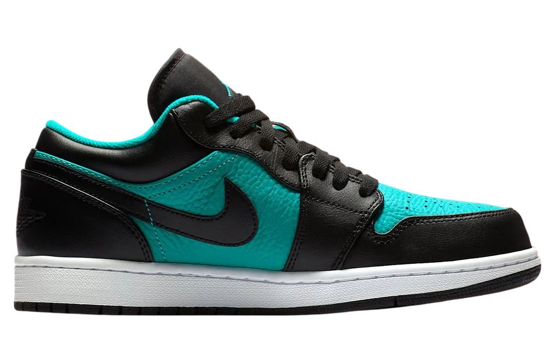 air jordan 1 low black aqua 1