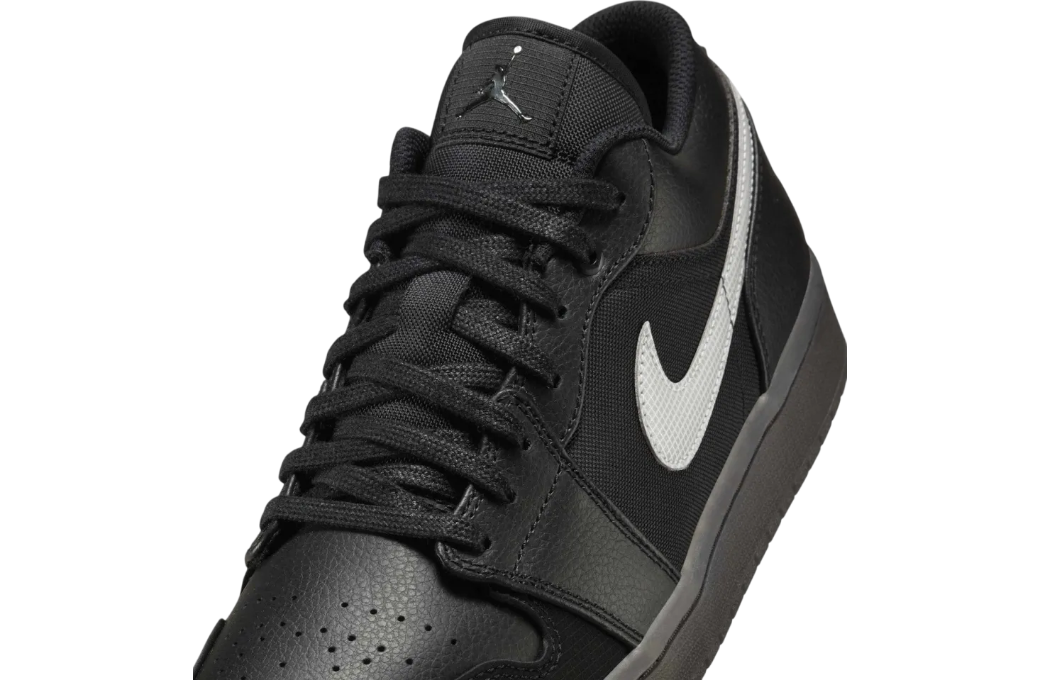 air jordan 1 low black dark smoke grey 6