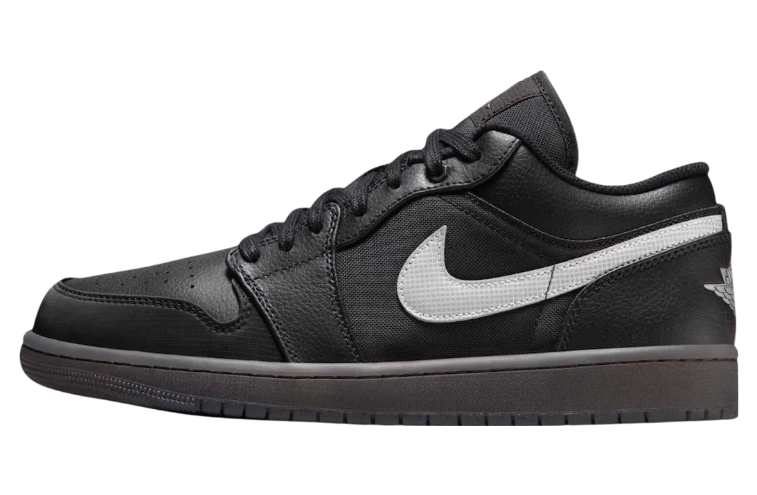 air jordan 1 low black dark smoke grey