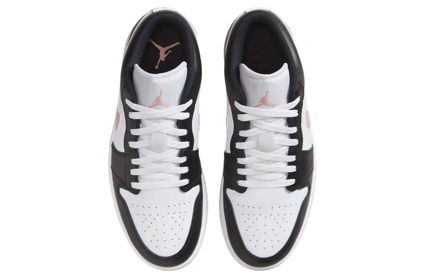 air jordan 1 low black rust pink 1