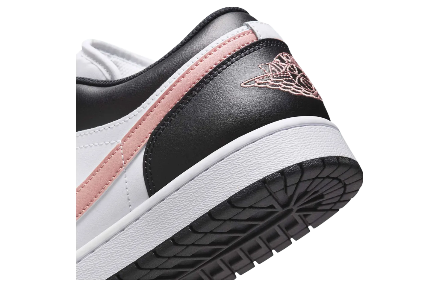 air jordan 1 low black rust pink 5