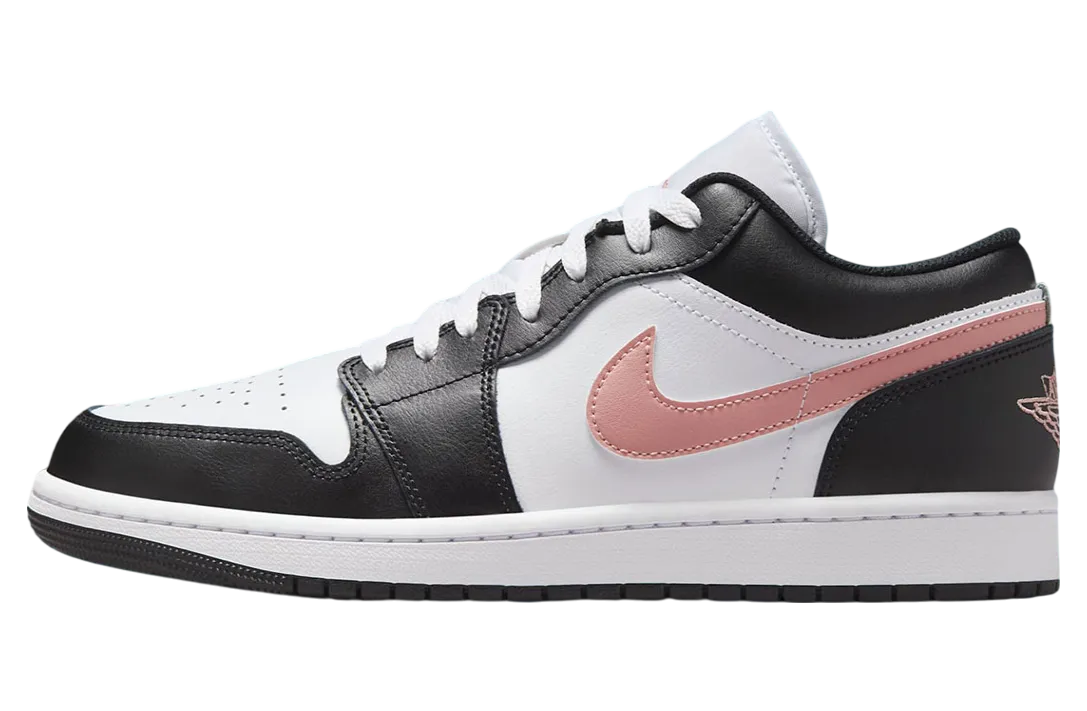air jordan 1 low black rust pink
