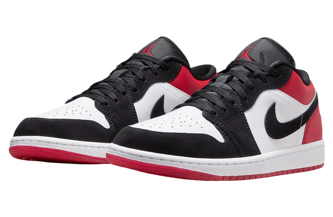 air jordan 1 low black toe 2025 0