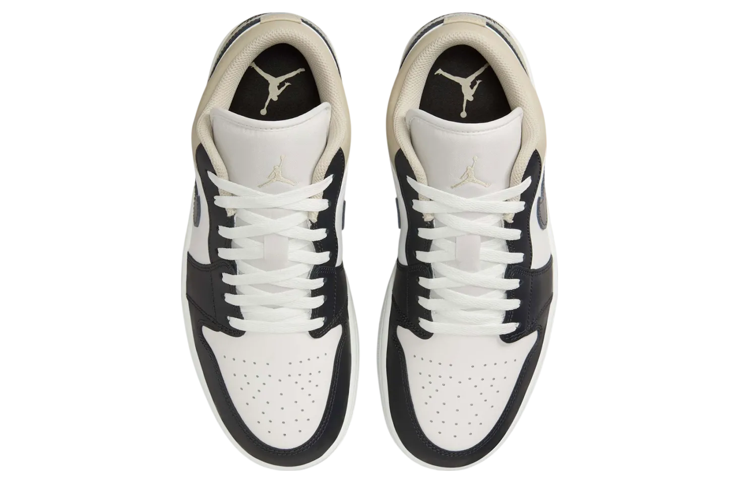 air jordan 1 low black toe tan 1