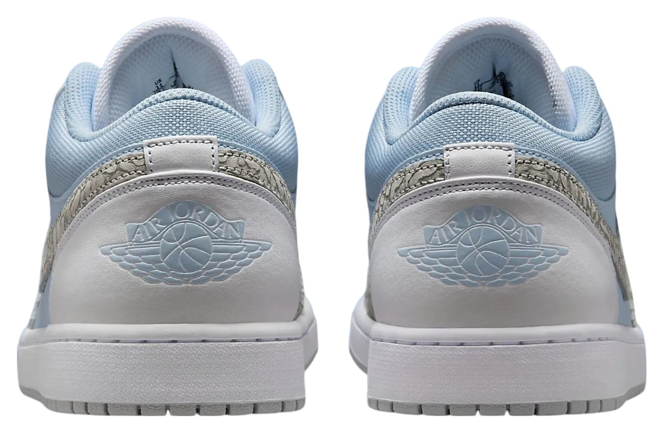 air jordan 1 low blue tint elephant print 3