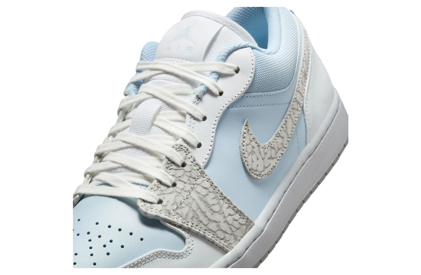 air jordan 1 low blue tint elephant print 5