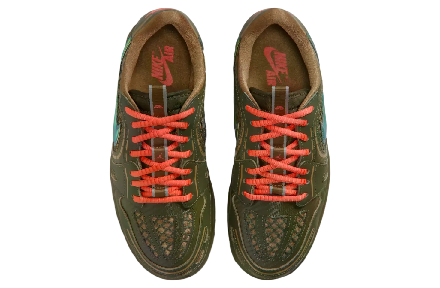 air jordan 1 low brown kelp light wild mango 2