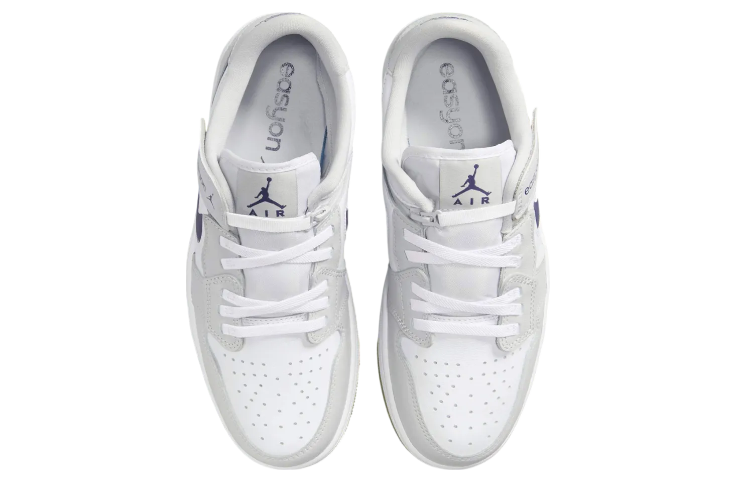 air jordan 1 low easyon light smoke grey navy 2