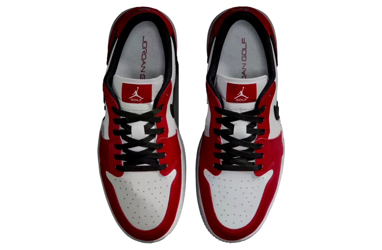 air jordan 1 low golf chicago varsity red black 2