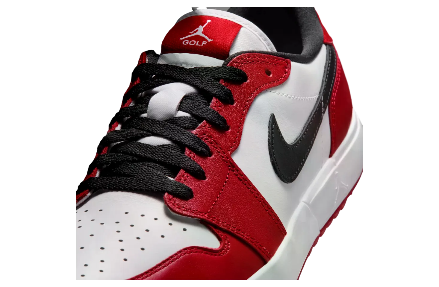 air jordan 1 low golf chicago varsity red black 5