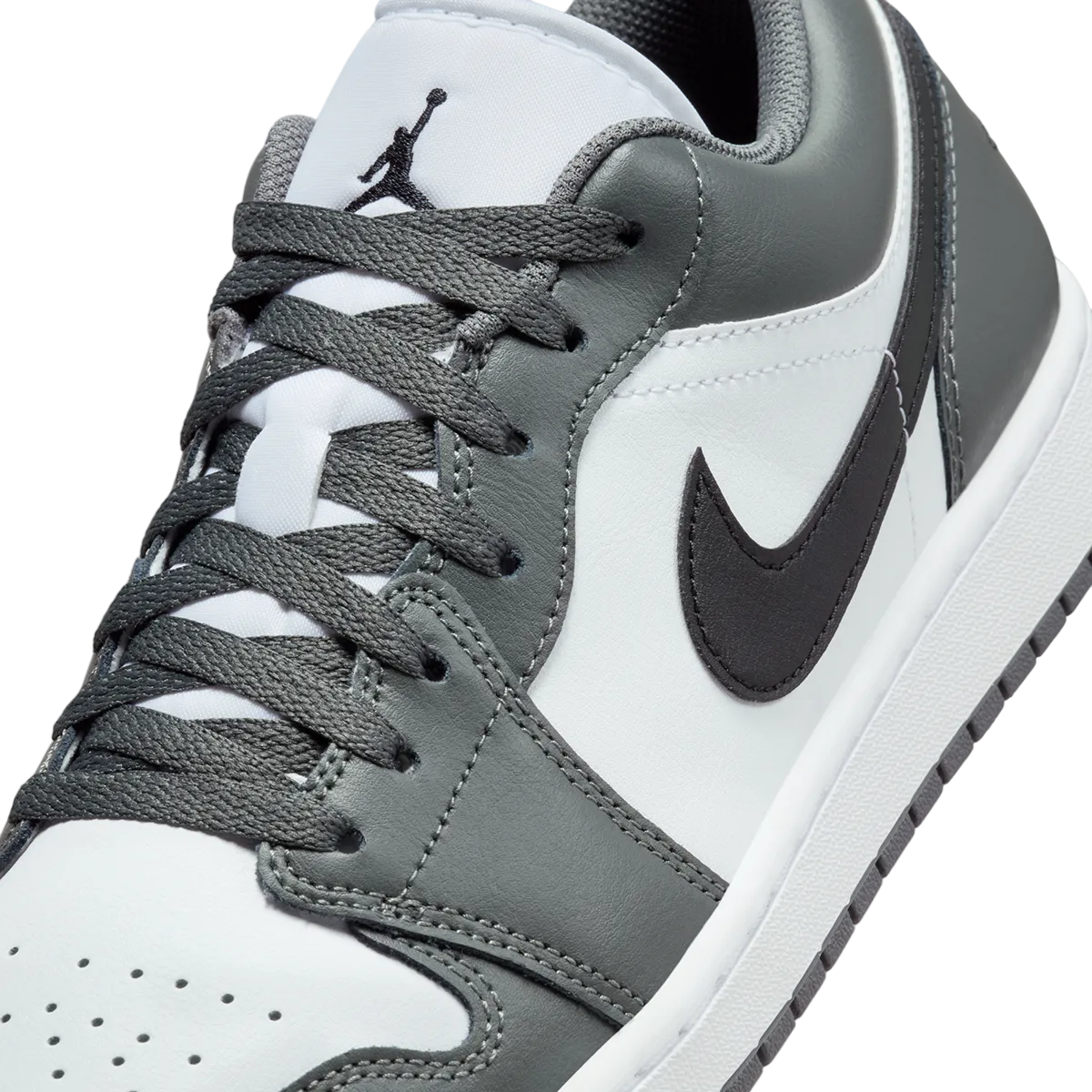 air jordan 1 low iron grey 5