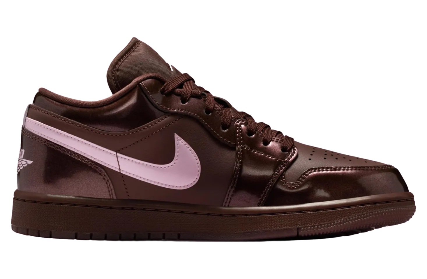 air jordan 1 low light chocolate pink foam 2
