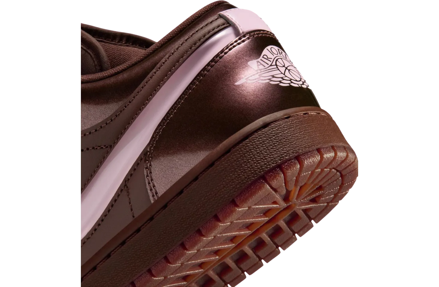 air jordan 1 low light chocolate pink foam 7