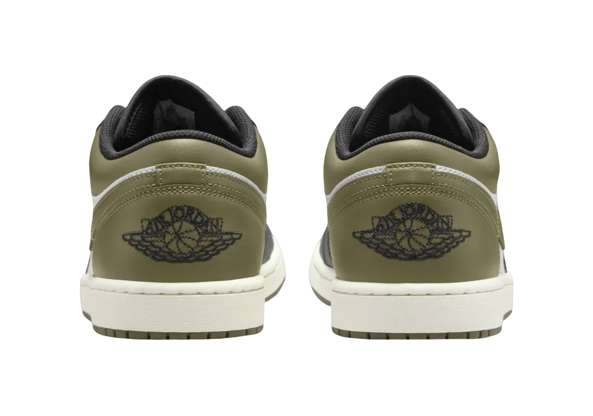 air jordan 1 low medium olive 3