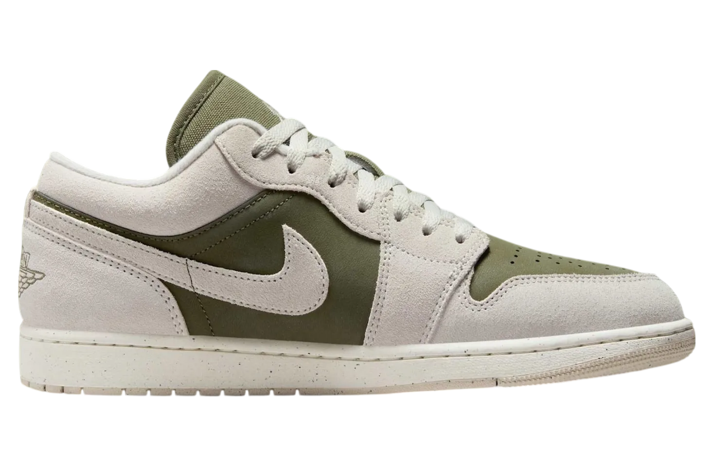 air jordan 1 low medium olive sail 0