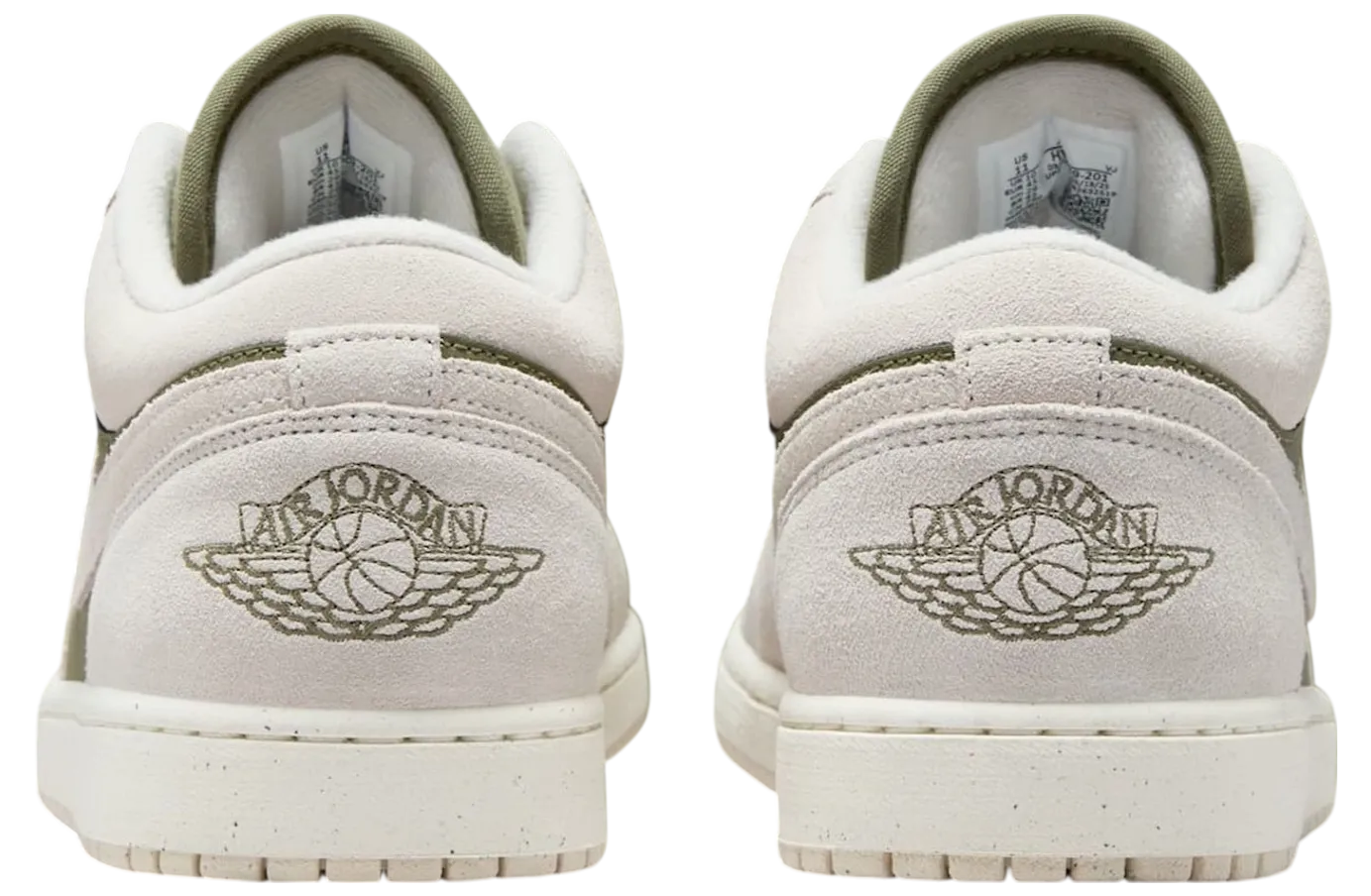 air jordan 1 low medium olive sail 2