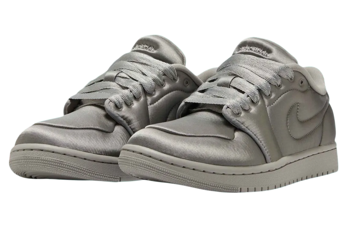 air jordan 1 low method of make wmns satin grey 0