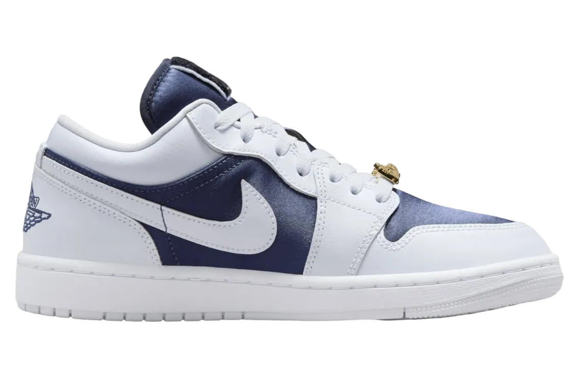 air jordan 1 low midnight navy football grey 1