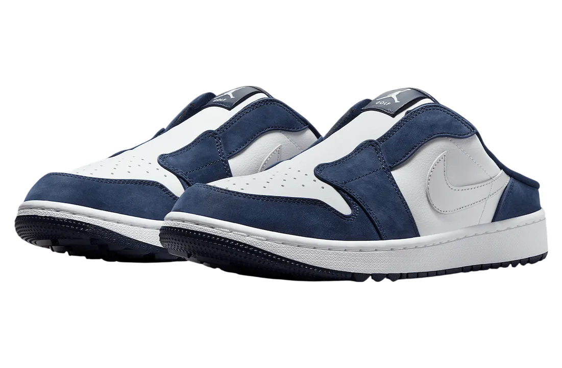 air jordan 1 low mule golf white midnight navy 0