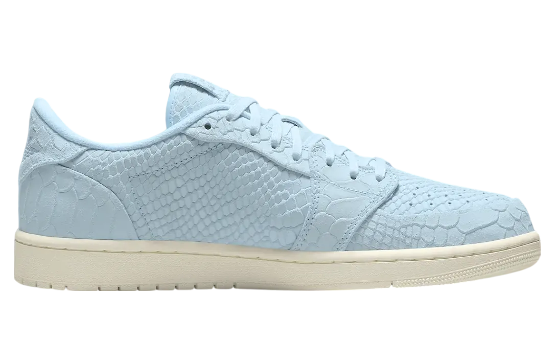 air jordan 1 low ns ice blue python 1