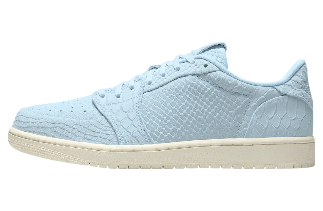 air jordan 1 low ns ice blue python
