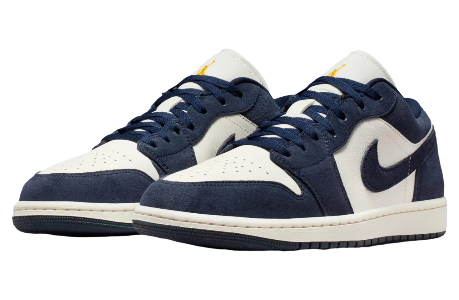 air jordan 1 low obsidian university gold 0