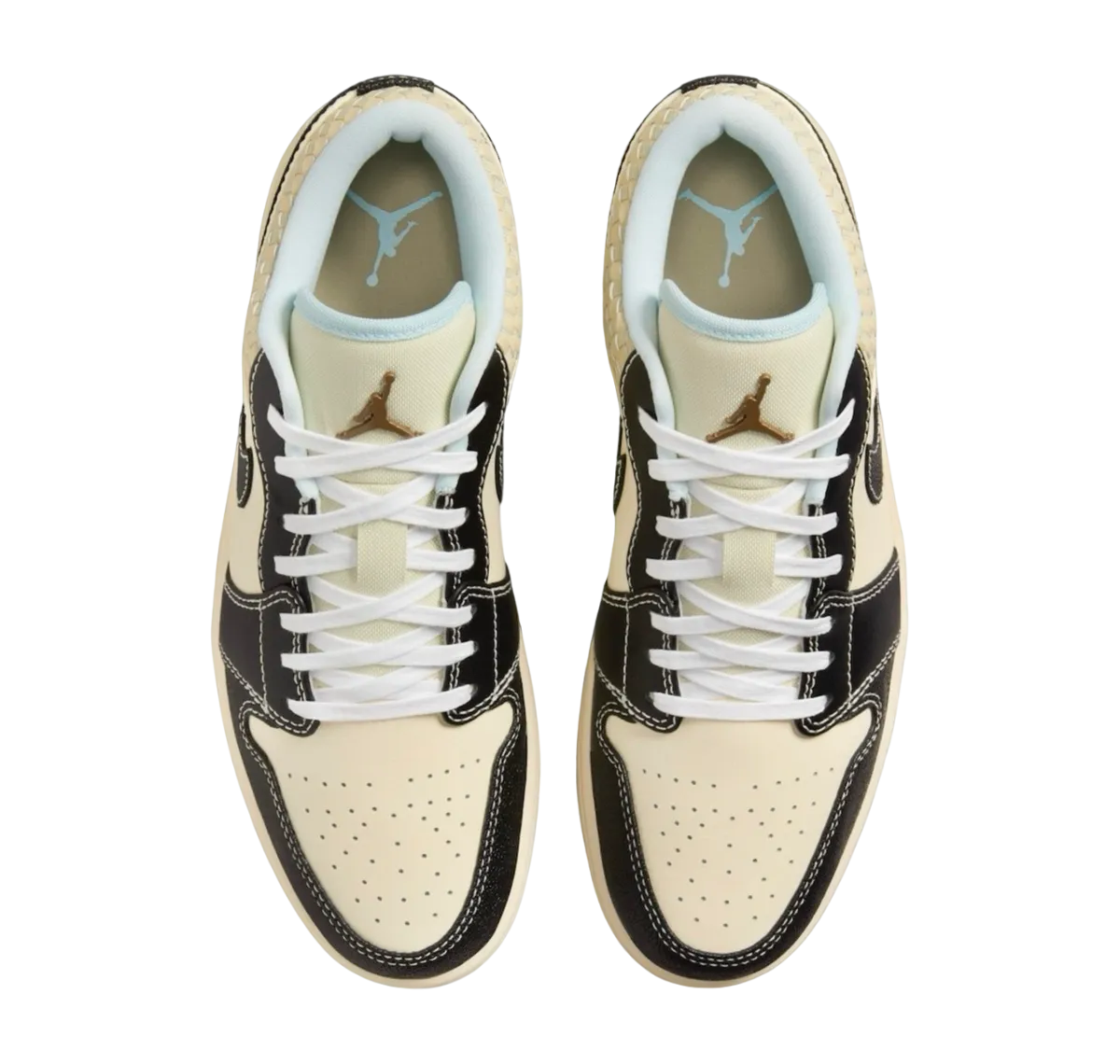 air jordan 1 low se coconut milk black 1