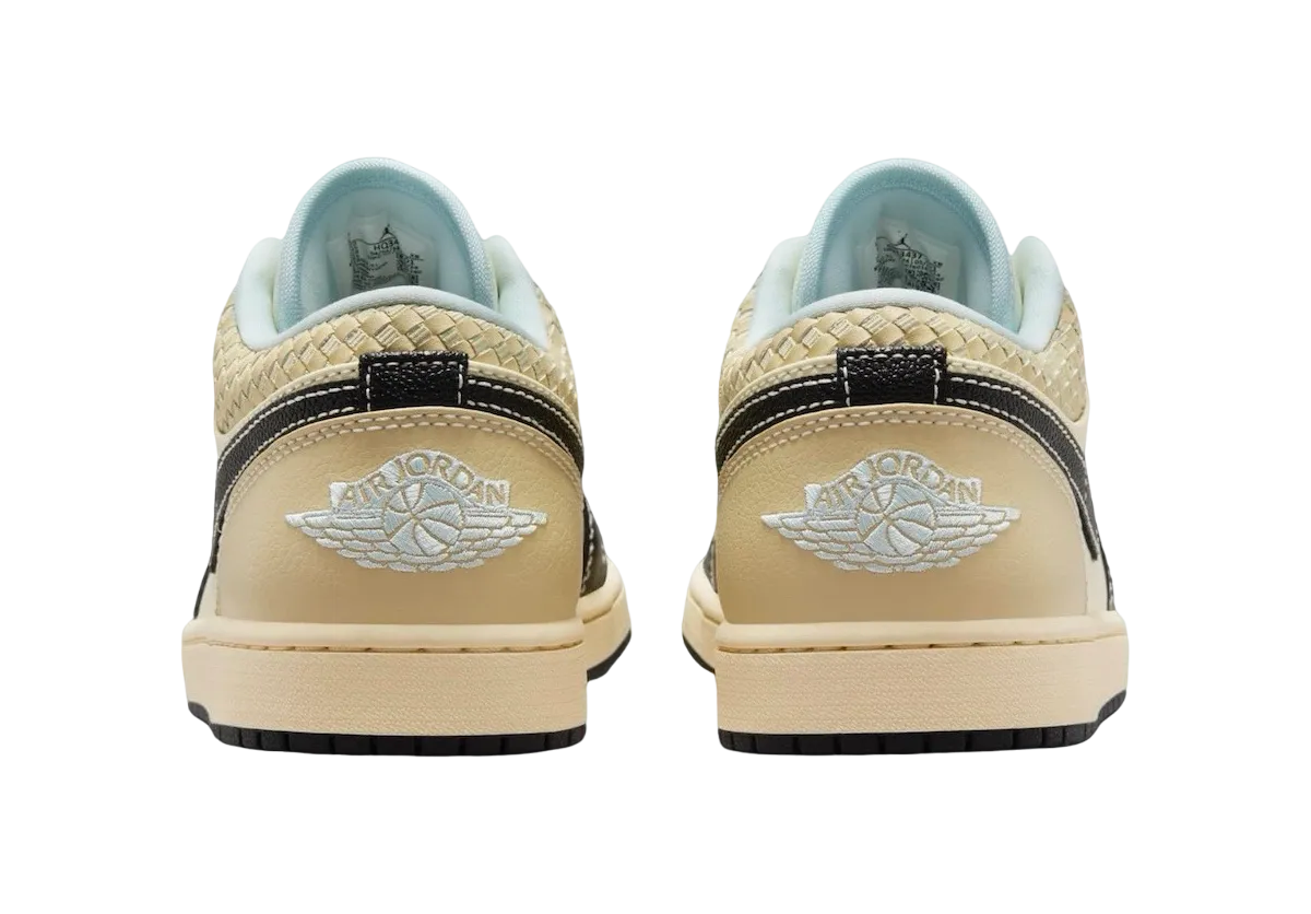 air jordan 1 low se coconut milk black 2