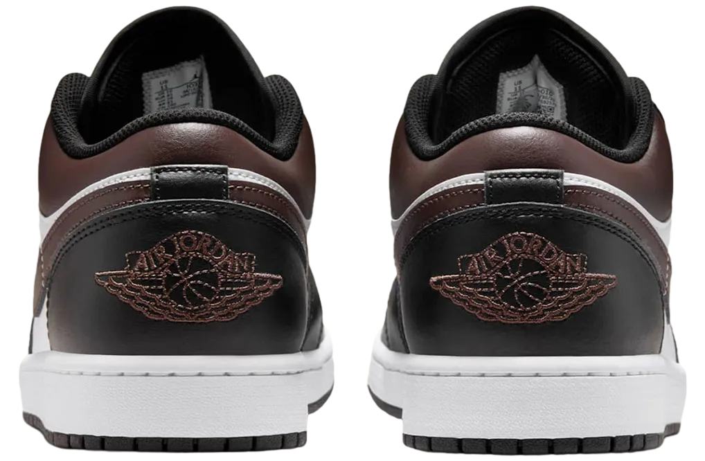 air jordan 1 low white brown 4